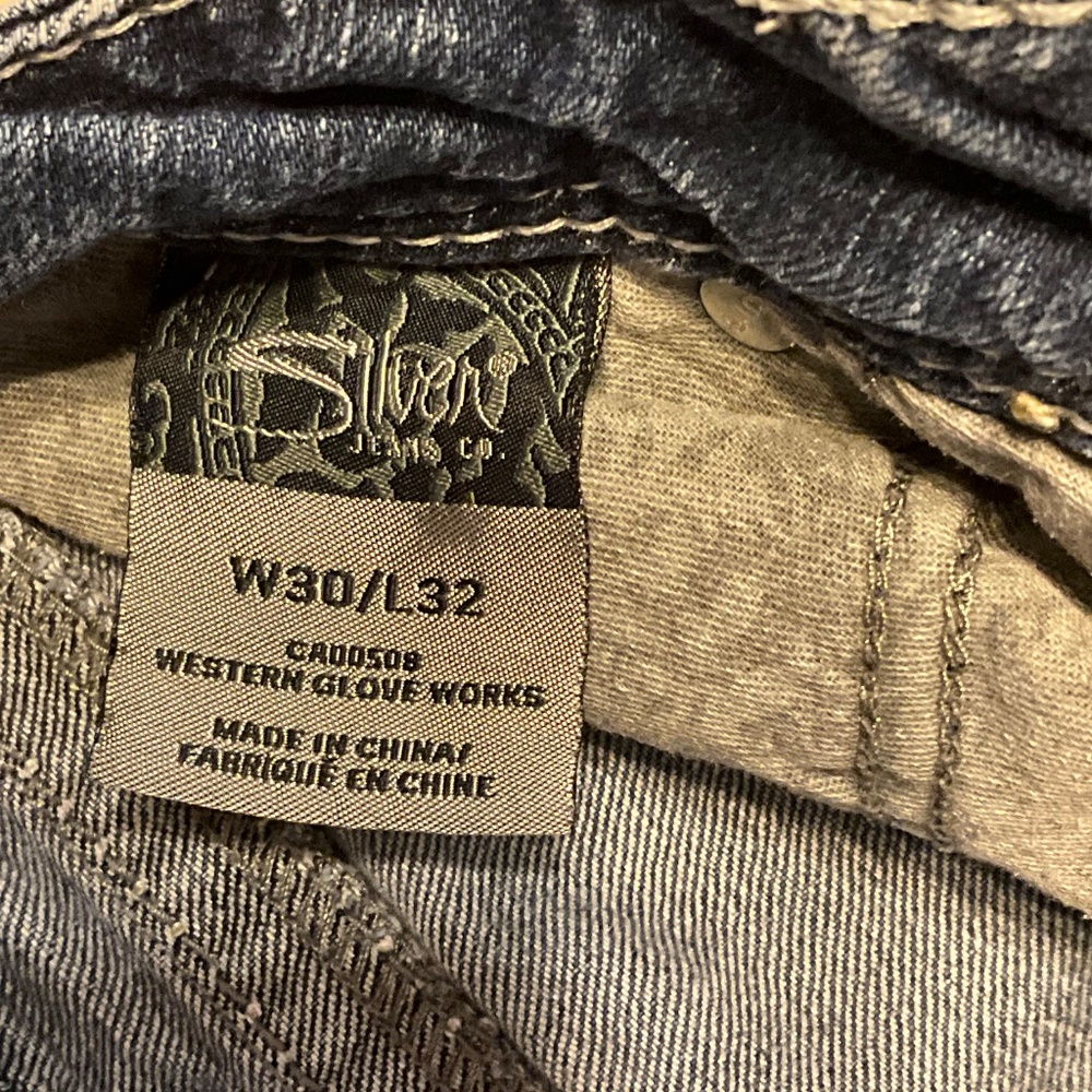 Silver Womens Jeans size 30/32 - Picture 12 of 13